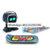 Robot Decorative Sticker / Same Team Emo Desktop Pet Robot Special Charging Panel Decorative Sticker