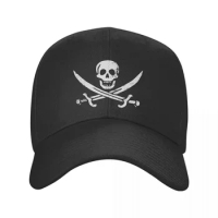 Fashion Jolly Roger Skull And Cross Bones Baseball Cap for Men Women Breathable Dad Hat Outdoor Snapback Caps