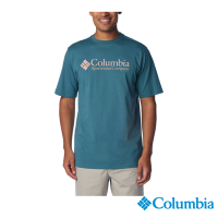 Columbia哥倫比亞 男款- CSC Basic Logo 短袖T恤- 碧綠色 UJO15860JP/IS