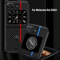 for Motorola Razr 3 Razr3 Funda Carbon Fiber Texture Leather Cover For Motorola Moto Razr 2022 Case for Motorola Razr 2022 Case