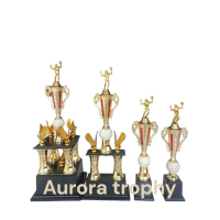 Piala/trophy bola voli 1 set isi 4/ k4, k2, k1, k1