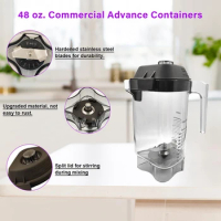 48Oz Blender Fit For Vitamix The Quiet One VM0145,Barboss,Drink Machine Advance And Touch &amp;Go Commercial Blender Pitcher