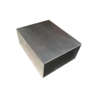 120mm*60mm*2mm square tube aluminum alloy hollow pipe rectangle straight duct vessel 100/200/300/400/500/550mm length