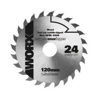 【WORX 威克士】120MM 木材鋸片 WU533 專用  WA8213(WA8213)