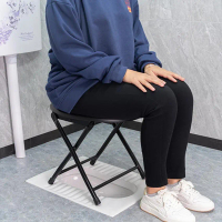 TOKOJUJUR Kursi Toilet Duduk WC Portable Bagi Orang Tua Lansia Wanita Hamil Dewasa Kloset Besi Hitam