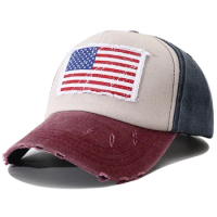 2024 New Designer USA Flag Embroidered Baseball Cap Bone Masculino Vintage 5 Panel Snapback Hats for Women Men Casquette Homme