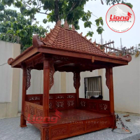 gazebo ukir kayu jati tua berbagai pilihan ukuran 2x2 2x2,5 3x3 4x4