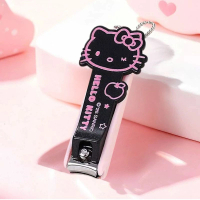 HELLO KITTY Sanrio |防飛濺指甲鉗  BLACK PINK