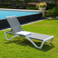 Outdoors Recliners, Lounge Adjustable Aluminum Patio Lounge,Plastic Pool Lounges Chair , Outdoor Beach Chair