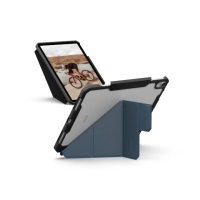 【UAG】iPad Air 11（2024-2025）/10.9吋耐衝擊多角度保護殼-藍(防摔殼 平板殼)
