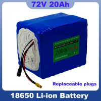 18650 lithium ion rechargeable battery 72V 20Ah 20s6p 3200mAh battery for e-bike motorcycle bms battery with charger