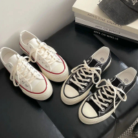 Thick-Soled Korean Style Daily Street Style Classic Versatile Retro 1970s Replica Low-Top Canvas Sho
