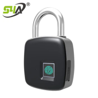 Waterproof USB Rechargeable Lock Anti-Theft Security Keyless Smart Fingerprint Lock Fingerprint Padlock for Door Luggage Case
