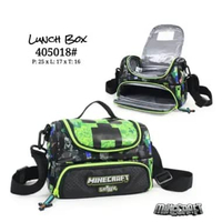 Tas Bekal Makanan Anak TK SD Laki-laki Perempuan Lunch Bag Lunchbox Tempat Makan Minecraft