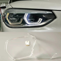 Light guide For BMW 2019 2020 X3  X3M F97  G01 X4 X4M G02 DRL Light Guide Strip Front Headlight Aperture Light Ring