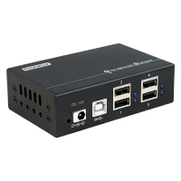 【易控王】工業級 USB2.0 4孔集線器 4Port Hub 獨立電源 螺絲固定(40-732-03)