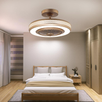 康爾富 負離子風扇燈現代簡約餐廳吊扇燈輕奢家用臥室一體LED吊燈