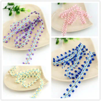 Fine Braided Colorful Centipede with Lace Ribbon Handbag Hat Hairpin Applique Necklace Bracelet Ornaments Bow Making Materials