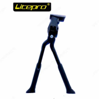Litepro double foot support support For folding bicycles Road bikes Touring bikes Aluminum alloy material Bicycle parts