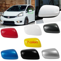Auto Left Right Exterior Rearview Mirror Cover For Honda FIT JAZZ GE6 GE8 2009 2010 2011 2012 2013 car Side Mirror Housing Shell