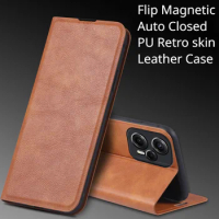 Redmi Note 12 Turbo Luxury PU Leather Case Retro Skin BOOK Flip Magnetic FULL Cover For Xiaomi Redmi Note12 Turbo Phone Bags