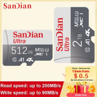 2TB 1TB Ultra sd Card 128GB 256GB 512GB A1 Micro TF SD Card High speed Flash Card Memory Card Class 10 for Phone