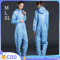 Baju Anti Static Jas Lab Lengan Panjang Antistatic Esd Smock Garis-garis