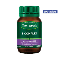 Thompson's 湯普森 維生素B Complex   (EXP 2028年) 100粒 維他命B族/B群/B雜