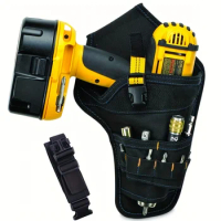 Power Tool Holster Cordless Drill Holster/Single Hook with Metal Clip for Easy Attachment