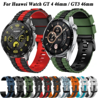 22mm Silicone Watch Strap For Huawei GT4 46mm GT3 Pro GT2 46mm Correa Bracelet For Huawei GT 3 SE GT2 Pro Replacement Wristbands