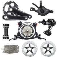 Shimano Deore XT M8100 Groupset 30T 32T 34T 36T 170 175 Crankset Mountain Bike Groupset 1x12-Speed 10-51T MT800 Complete Group