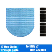 Mop Cloths magic paste for ILIFE V7 V7s plus Robot Vacuum Cleaner parts chuwi ilife v7 cleaning mop cloth accessories