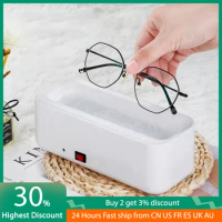 Ultrasonic Cleaner Washer USB Rechargeable Portable Home Jewelry Necklace Glasses Watch Cleaner Box Automatic Washing Machine