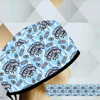 Topi Medis / Scrub Hat Head Cap / Surgical Cap / Topi Dokter