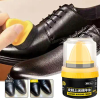 50Ml Leather Shoes Polish Lanolin Leather Repairing Cream Brightening Nursing Cream Nursing Shoes Leather Cleaner