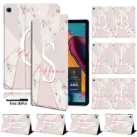 Tablet Case for Samsung Galaxy Tab A A6 10.1/Tab A 9.7/Tab S5e 26 Letter Pattern Cover + Free Stylus