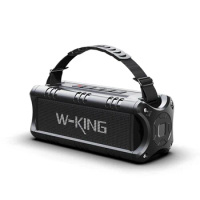 W-KING D8 MINI super bass home theater wireless bluetooth speaker outdoor portable audio car 30W high-power 3D stereo subwoofer