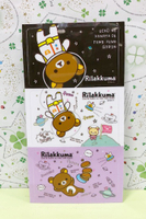 【震撼精品百貨】Rilakkuma San-X 拉拉熊懶懶熊~卡貼貼紙(3入)-太空#19720