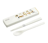 日本製 mofusand 貓福珊迪 環保 餐具組 湯匙 筷子 環保餐具 炸蝦貓 平行進口