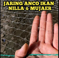 jaring anco 3.2 x 3.2M Lubang 2 inchi senar 0.20 siap pakai