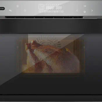 Capacity Counter-Top Multi-Function Convection Steam Oven, Black Stainless Steel