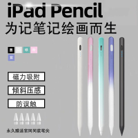 觸控筆 電容筆 手寫筆 Apple Pencil電容筆 適用于蘋果iPad觸控屏筆 尖頭平板手寫筆 藍牙粉
