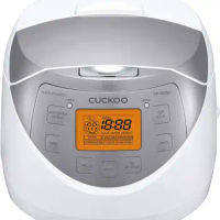 CUCKOO CR-0632F | 6-Cup (Uncooked) Micom Rice Cooker | 9 Menu Options: White Rice, Brown Rice &amp; More, Nonstick Inner Pot
