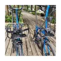 Bike S-Bag Bracket for Brompton Folding Bikes Front Carrier Frame Backpack Bascket Bag Frames Bicycle Parts Vertical