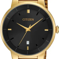 US Stock Citizen Men's BI5012-53E Quartz Gold Tone Stainless Steel Watch Case and Bracelet