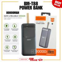 BM-T88 Premium 80000mAh Ultra-Capacity Power Bank High-Speed Charging Hub Compact Battery Backup Pac