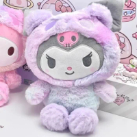 25cm Hello Kitty Sanrio Plushie Kuromi Cinnamoroll Anime Plush Toy Kawaii MyMelody Plush doll Girl Kids Birthday Gift - MINISO