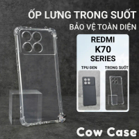 Ốp lưng dành cho Redmi K70, K70e, K70 Pro, K70 Ultra trơn màu đen | Ốp lưng bảo vệ camera đt toàn di