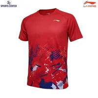 Special Price Kaos / Jersey Badminton Lining Player ATSU797 Red S