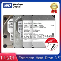 Western Digital WD Enterprise Hard Drive 3.5" 8T 10TB 14TB 16T 20T SATA3 512MB 6Gb/s HDD 7200 RPM For NAS network storage server